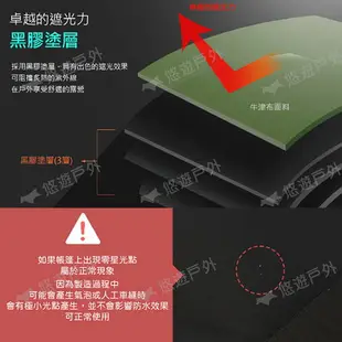 【KZM】VIVA比瓦黑膠方型天幕L(含營柱) 軍綠/沙色 卓越遮光 啞光營柱 超大遮陽 露營 悠遊戶外