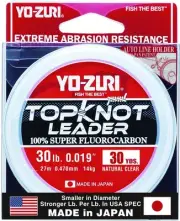 Yo-Zuri Fishing Line TKLD30 lbNCL30YD Topkot Fluorocarbon Fishing Leader 30 lb