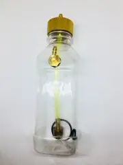260ml (cc) 9oz Clear Fuel Tank with Metal Cap for RC Airplane Gasoline Engine US