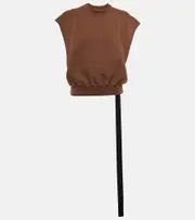 [Rick Owens] Rick Owens Oversized cotton jersey top AU 12 brown