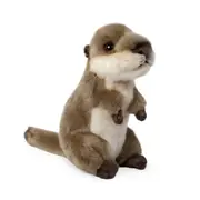 Living Nature Otter Cub Stuffed Animal Plush Soft Cuddle Toy 18cm Brown 0y+