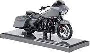 For Harley-Davidson 2018 CVO Road Glide 1:18 Alloy Die-Cast And Plastic Parts Simulation Vehicle Motorcycle Lover's Gift Collectible Hobby Motorcycle Model Mini Motorcycle Miniature Sculpture Motorcyc