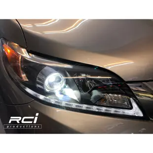 台灣 SONAR 製 TOYOTA SIENNA 11-14年 LED DRL 魚眼大燈組