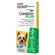 Credelio Plus Chewable Tablets For X-Small Dog 1.4-2.8kg 1pk