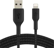 Belkin 2m Braided Lightning USB-A Cable Black