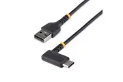 StarTech 6ft/2m USB A to C Charging Cable Right Angle Heavy Duty