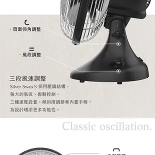 VORNADO 再造經典復古扇 循環扇 循環機 霧黑 SWANSB-TW