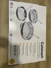 Cuisinart Tri-Ply Clad Stainless Steel 5-piece Skillet Set (Used)