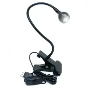 USB Reading Light Flexible LED Lamp Laptop Computer Clip On Bed Desk Table