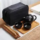 Creative Travel Tea Set 1 Pot 2 Cups Teaware Samovar Ceramic Mug Teapot Kettle