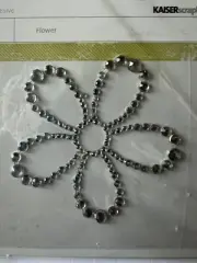 Kaisercraft Rhinestones Clear Flower Shape Self-adhesive NEW