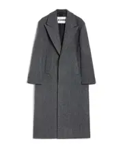 Jil Sander Twill Coat IT48 meteorite