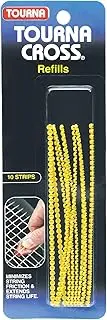 Tourna Cross Replacements String Saver Refills (10 Pack), Yellow, Medium
