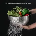 Drain Basket Stainless Steel Rice Sieve Thickened Vegetable Washing Drainer