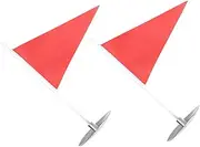 FOYTOKI 2 Pack Golf Putting Cup Hole Flag Set Metal Practice Cup for Home Course Improve Your Skills