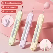 2-in-1 Needle Threader Seam Ripper Hand Sewing Automatic Needle Threading Tool