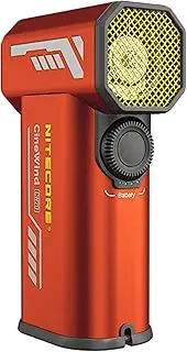 CINEWIND CW20 Limited Edition Handheld Photography Fan with Flat Nozzle, Round Nozzle, Storage Case (Orange)