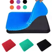 Gel Seat Cushion for Long Sitting Soft Breathable Gel Chair Cushion Wheelchair