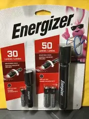Energizer XFocus LED 2pk Adjustable Focus Flashlights 30-50 Lumen w/BatteriesNEW