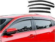 Vent Window Visors For H-ON/DA For Ci-vic Hatchback 2021 2022 2023 2024 Deflectors Vent Rain Guards Side Window Wind Deflectors