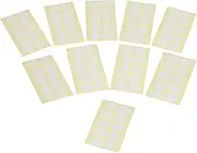 Candle Wick Stickers Double Sided Heat Resistant Durable Foam Material for Candle Making Suitable for Jars Teacups Bowls Coffee Mugs 10Pcs