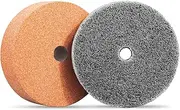 TOPEX 2-Piece Bench Grinder Grinding Wheels for TOPEX 120W Bench Grinder (TX099)