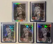 2023 Topps Chrome Anthony Volpe Rookie Rainbow Refractor Lot x5