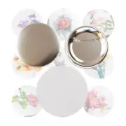 Badge Button 3" 75mm 100pcs/set Pin Parts Supplies for Pro Maker Machine