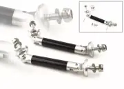 Black Carbon Bumper Lip Diffuser Struts Shock Rod Support for MINI Land Rover (for: Land Rover)
