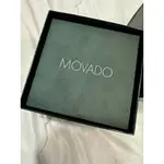 MOVADO 藍色錶面石英錶/有日期功能