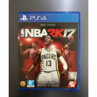 在飛比找蝦皮購物優惠-PS4 NBA2k17 美國職業籃球賽 中文遊戲 PS4 二