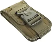 Portable Mobile Phone Belt Bag Belt Holder Man Purse for Men Cellphone Bag Smartphone Phone Protector for Hiking Belt Phone Bag Oxford Cloth Wallet Bag Cell Phone Work