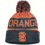 Syracuse Orangemen NCAA "Below Zero" Cuffed Knit Hat with Pom C