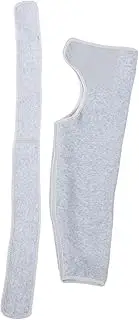 Shoulder Brace Cuff Support for Men Women Shoulder Compression Sleeve Care Shoulder Brace Wrap Light Grey Size L