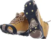 Snow Ice Cleats Snow Grips Shoe and Boot Cleats Easy Slip-On Grip Rubber Large