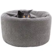 Large Cat Cave Bed - Soft, Enclosed & Washable for Indoor/Outdoor Cats & Kitt...