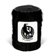 Collingwood Magpies AFL Bottle Fluffy Beer Can Bottle Cooler Stubby Holder