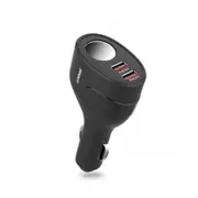 Mbeat Gorilla Power Dual QC3.0 Car Charger w/Cigar Lighter Socket f/Phone/GPS