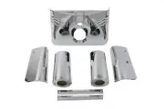 Triple Tree Tin Covers Chrome For Harley-Davidson Softail FLST 1986-2017