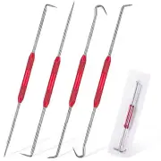 4 Pack Double Pointed Scriber Metal Scribe Tool Hook and Pick Tool Set