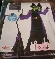 Two Headed Witch Costume Child Size X Large