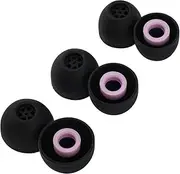 Linsoul Kiwi Ears Flex Earbud Tips, Replacement Silicone IEM Tips, 3 Pairs, S/M/L Size, for KZ ZS10 Pro, Singolo, HBB Hades, Orchestra Lite, Cadenza Wired/Wireless Earphones (Black)