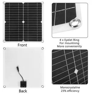 太陽能電池板充電器,100w 雙 USB DC 18V 柔性太陽能充電板,汽車電池,手機太陽能充電器