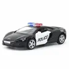 1:36 McLaren 650S Police Car Toy Diecast Toy Car Boy Toy Pull Back Vehicle