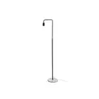Black Scandi Floor Lamp With Marble Base