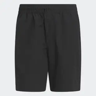 【adidas 愛迪達】短褲 男款 女款 運動褲 三葉草 國際碼 WATER SHORT 黑 HS3016