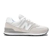 在飛比找momo購物網優惠-【NEW BALANCE】NB 574 男鞋 女鞋 米灰色 