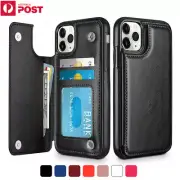 For iPhone 15 14 13 12 11 Pro Max XR XS SE 8 Plus luxury Case Leather Flip Cover