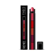Reree FAB 5 Matte Finish 5 in 1 Lipstick For Women 7.5GM
