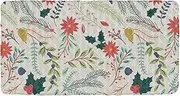 Merry Christmas Holiday Floral Portable Toddler Bed Sheet Washable Cot Sheet for Kids Portable Bed for Small Spaces Travel Mattress 50'' x 25'' (Sheet,Bed Not Included)